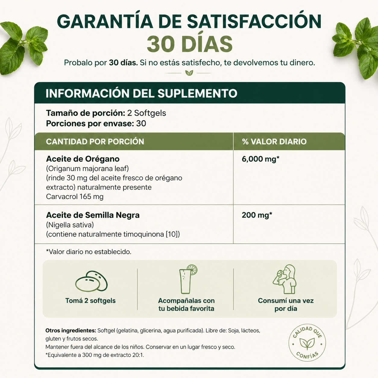 Capsulas de Oregano®