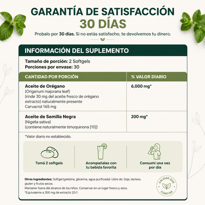 Capsulas de Oregano®